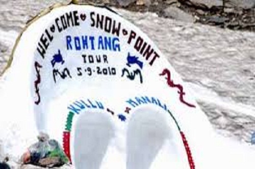 Snow Point Rohtang Pass
